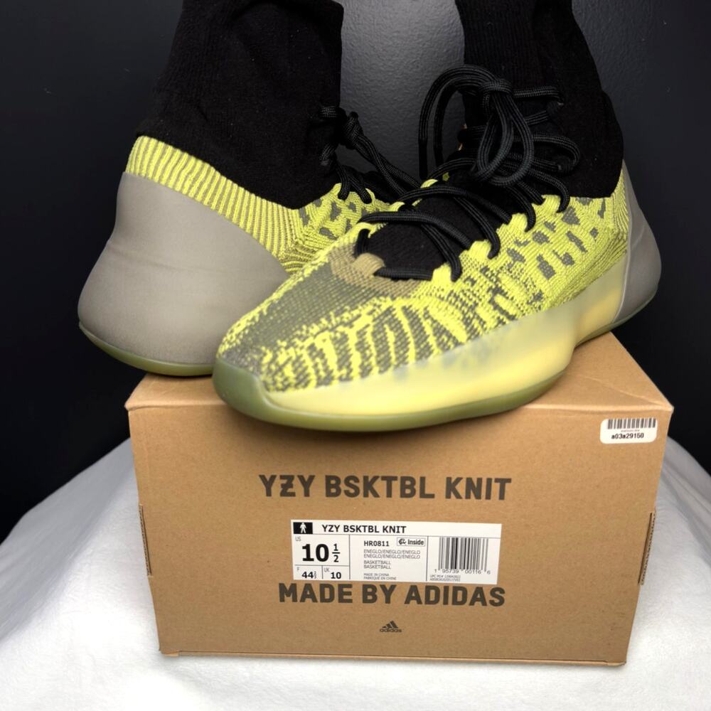 adidas Yeezy Basketball Knit “Energy Glow” HR0811 | 10.5M